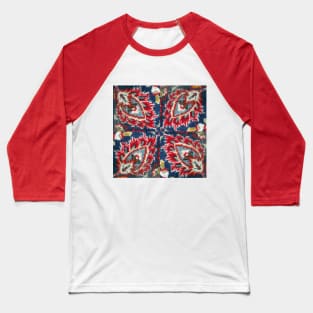 colorful flower pattern, floral designs, minimal art, abstract art, floral pattern, antique rug photo , For custom orders please DM me. Baseball T-Shirt